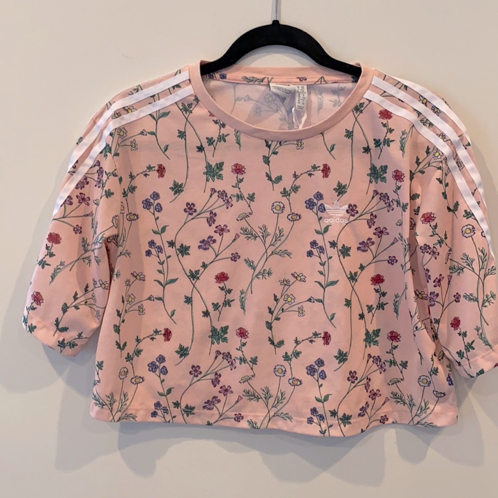 Adidas cropped t-shirt